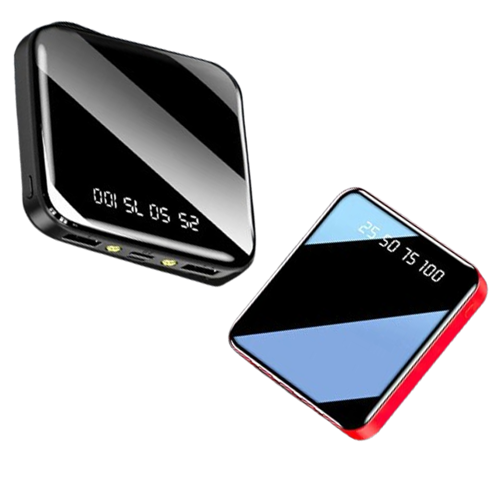 Mini Batterie Externe 200000mAh écran miroir LED